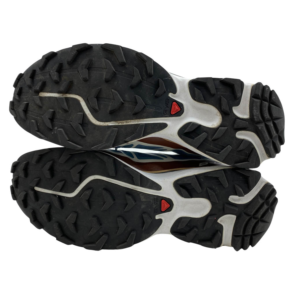 salomon サロモン 472931 XT-6 Adv Blue Brown White ランニングシューズ ローカット スニーカー マルチカラー系 26.5cm【中古】