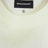 DESCENDANT ディセンダント 25SS 251ATDS-CSM20 BERTH JERSEY SS バースジャージー バック刺繍 Tシャツ 半袖カットソー ホワイト系 2【美品】【中古】