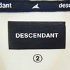 DESCENDANT ディセンダント 25SS 251ATDS-CSM20 BERTH JERSEY SS バースジャージー バック刺繍 Tシャツ 半袖カットソー ホワイト系 2【美品】【中古】