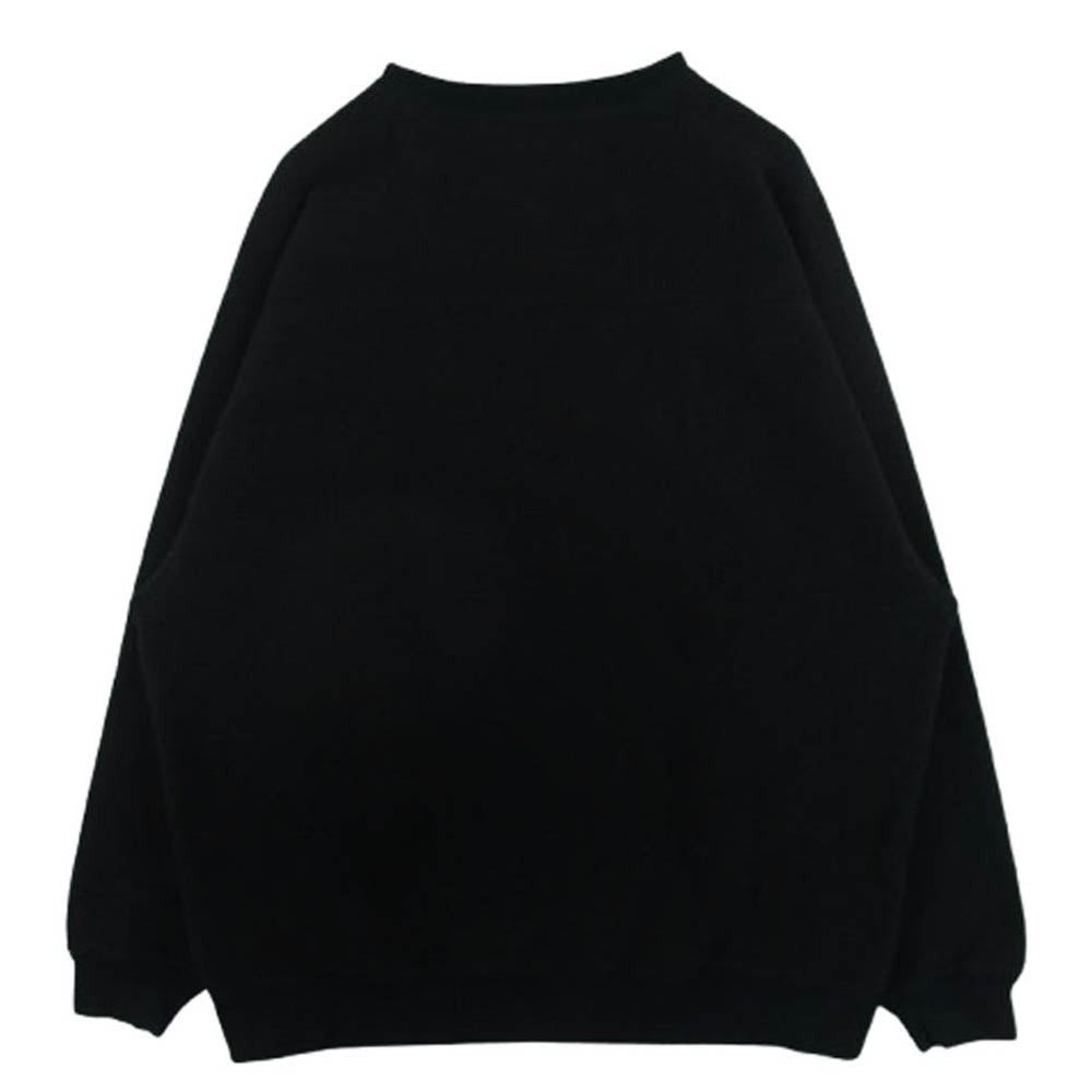 WTAPS ダブルタップス 20AW 202ATDT-CSM33 CREW NECK FLEECE クルーネック フリース スウェット トレーナー ブラック系 03【中古】