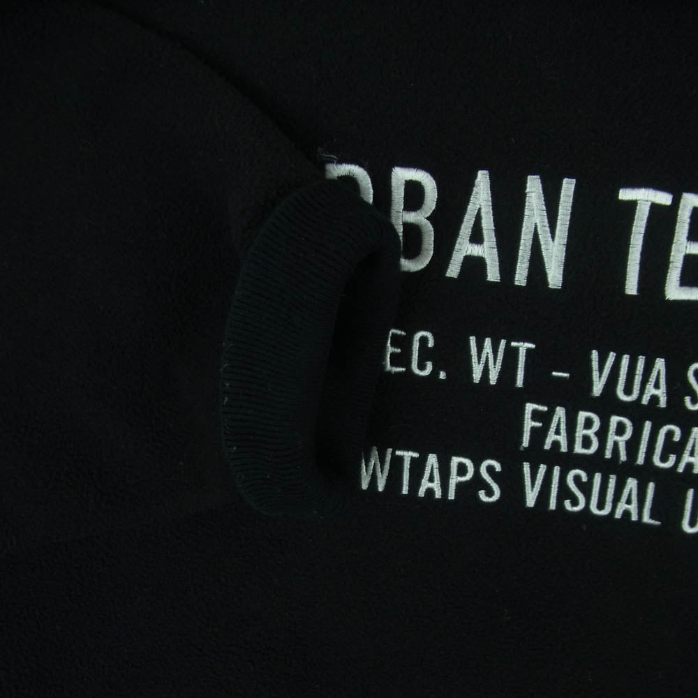 WTAPS ダブルタップス 20AW 202ATDT-CSM33 CREW NECK FLEECE クルーネック フリース スウェット トレーナー ブラック系 03【中古】