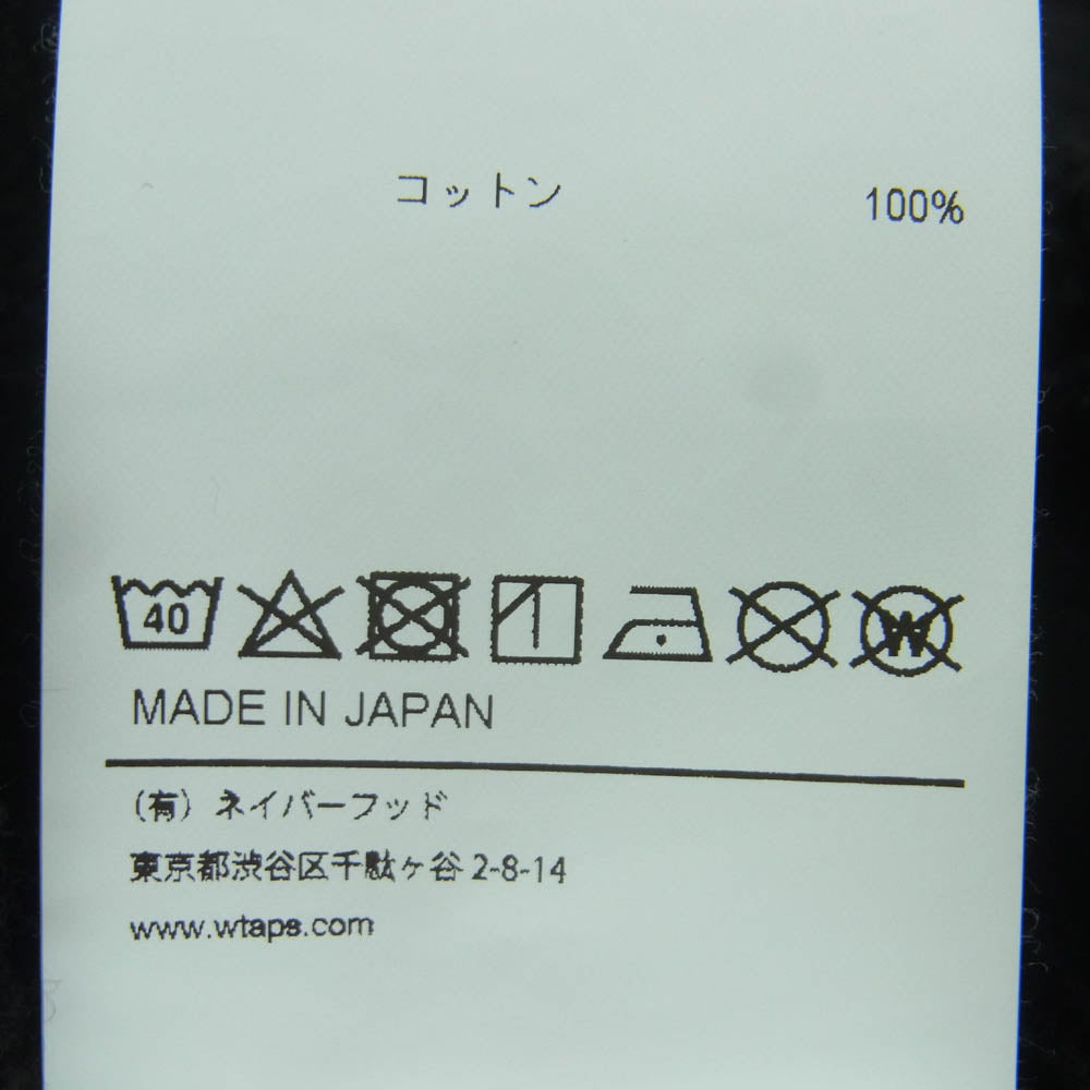 WTAPS ダブルタップス 22AW 222ATDT-CSM10 AII TROUSERS COTTON スウェット パンツ 日本製 ブラック系 03【中古】