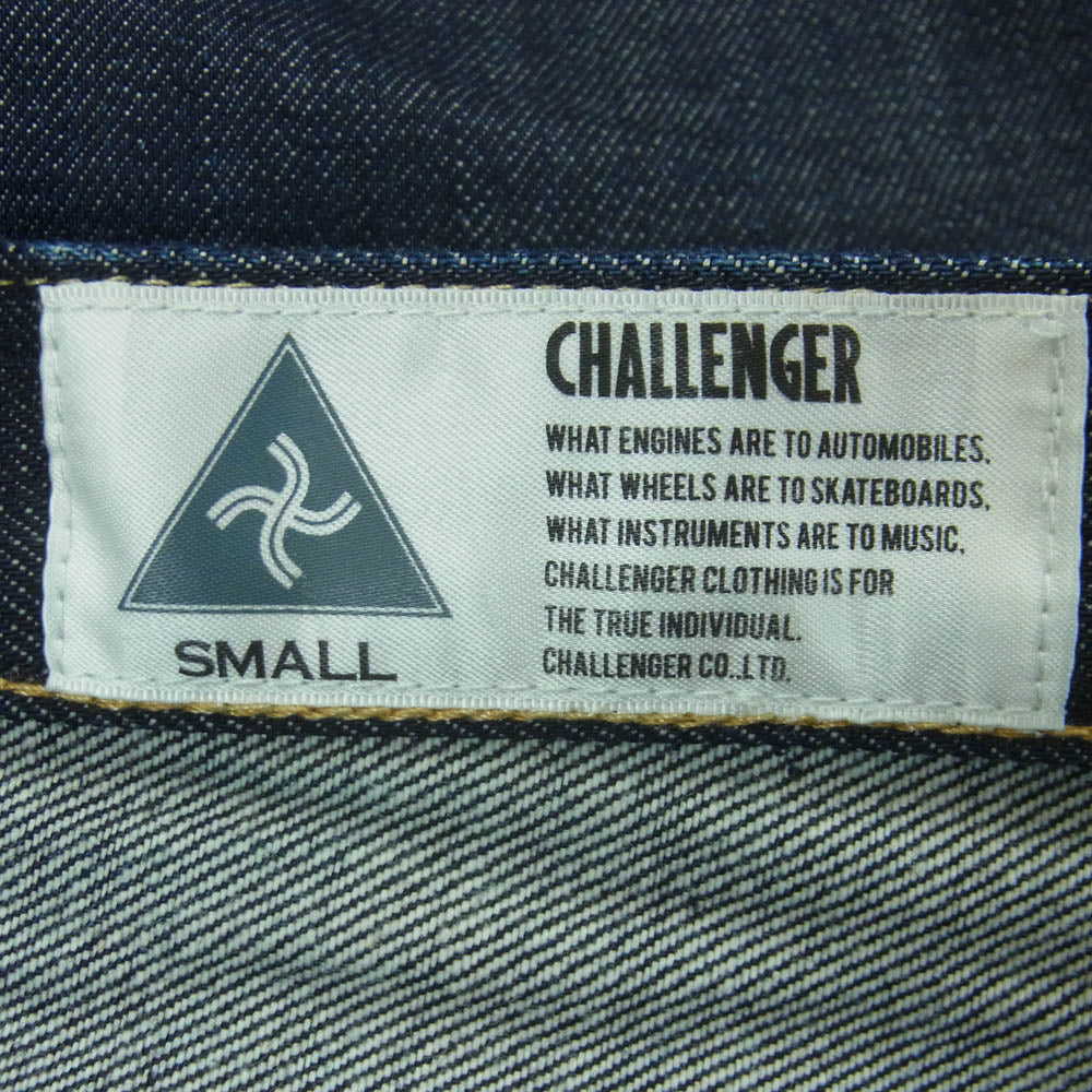 CHALLENGER チャレンジャー CLG-PT014-024 CLASSIC WASHED DENIM PANTS ウォッシュ加工 クラシック デニム パンツ インディゴブルー系 S【中古】