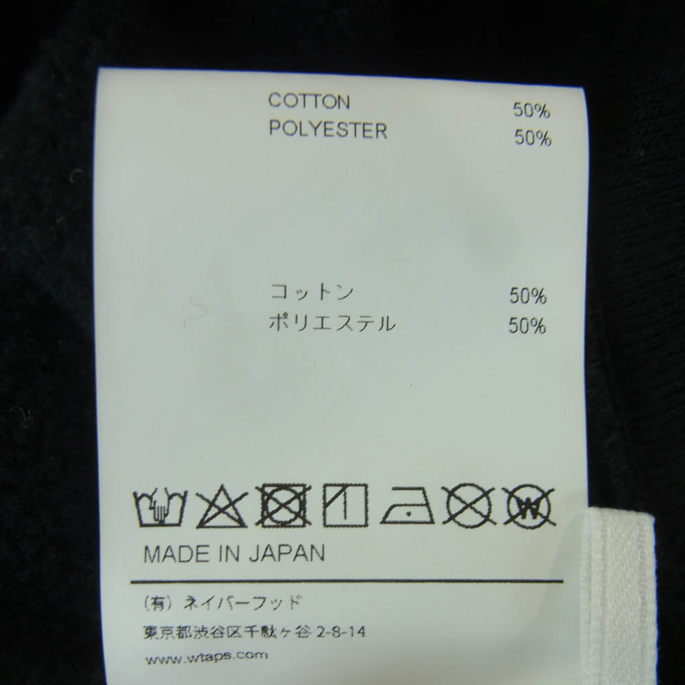 WTAPS ダブルタップス 24AW 242ATDT-CSM25 SIGN 03 SWEATER CTPL ASH GRAY クルーネック スウェット トレーナー ブラック系 03【中古】