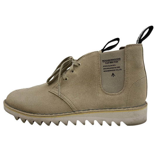 NEIGHBORHOOD ネイバーフッド 24SS × CLARKS クラークス DESERT BOOT デザート ブーツ スエード サイドゴア 26.5cm【中古】