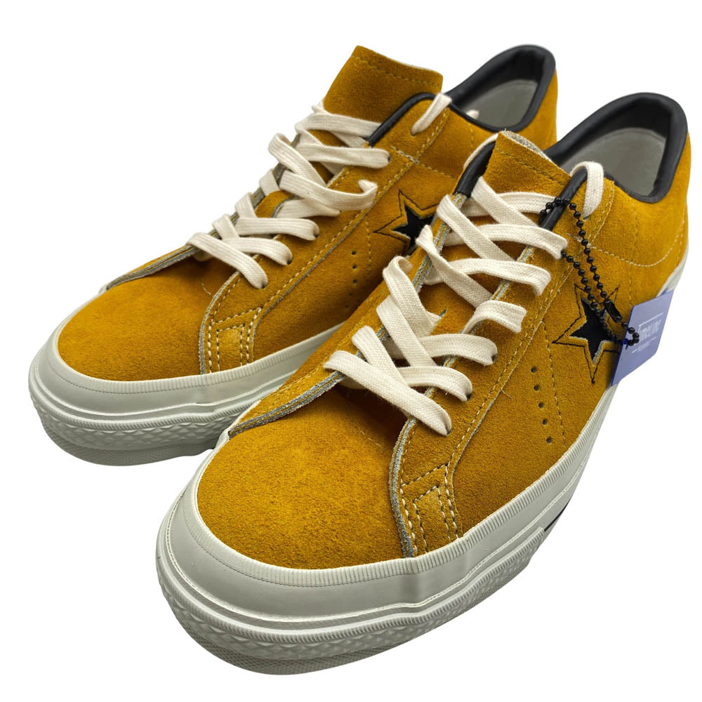 CONVERSE コンバース 33702060 ONE STAR J VTG OX GOLD ワンスター J オックス スエード ローカットスニーカー イエロー系 28cm【新古品】【未使用】【中古】