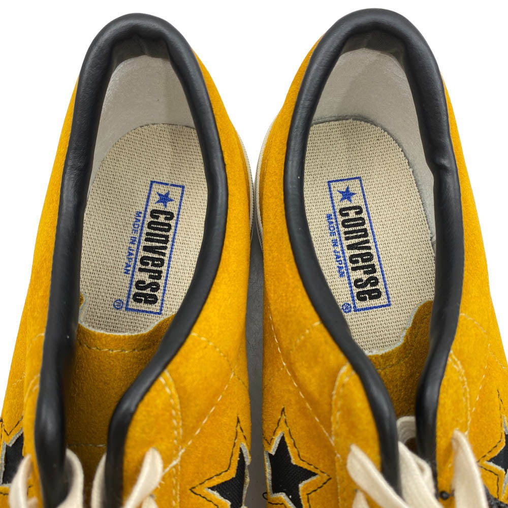 CONVERSE コンバース 33702060 ONE STAR J VTG OX GOLD ワンスター J オックス スエード ローカットスニーカー イエロー系 28cm【新古品】【未使用】【中古】