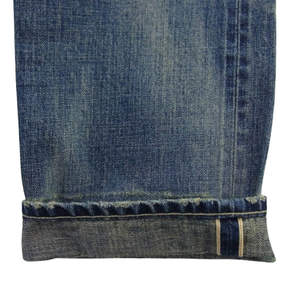 NEIGHBORHOOD ネイバーフッド 24AW 242XBNH-PTM09 SAVAGE DENIM DP MID PANTS ダメージ加工 サベージ デニムパンツ インディゴブルー系 M【中古】