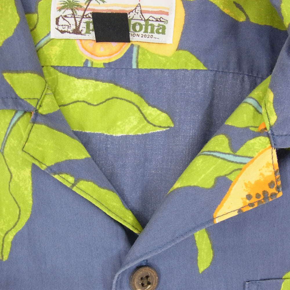 patagonia パタゴニア STY52551SP20 PATALOHA パタロハ LIMITED EDITION リミテッド エディション アロハ 半袖 シャツ ブルーグレー系 S【中古】