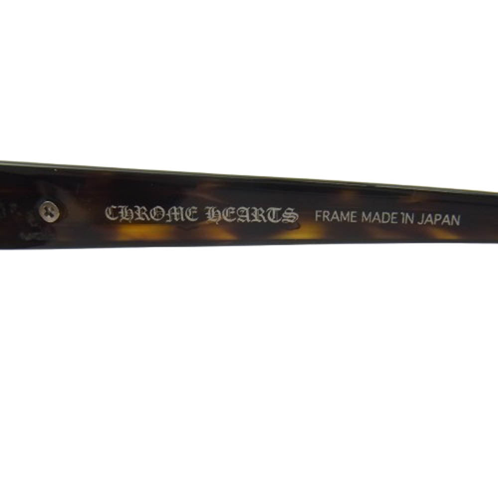 CHROME HEARTS クロムハーツ（原本無） CULO CHプラス マーブル柄 カラーレンズ サングラス アイウェア ブラウン系【中古】