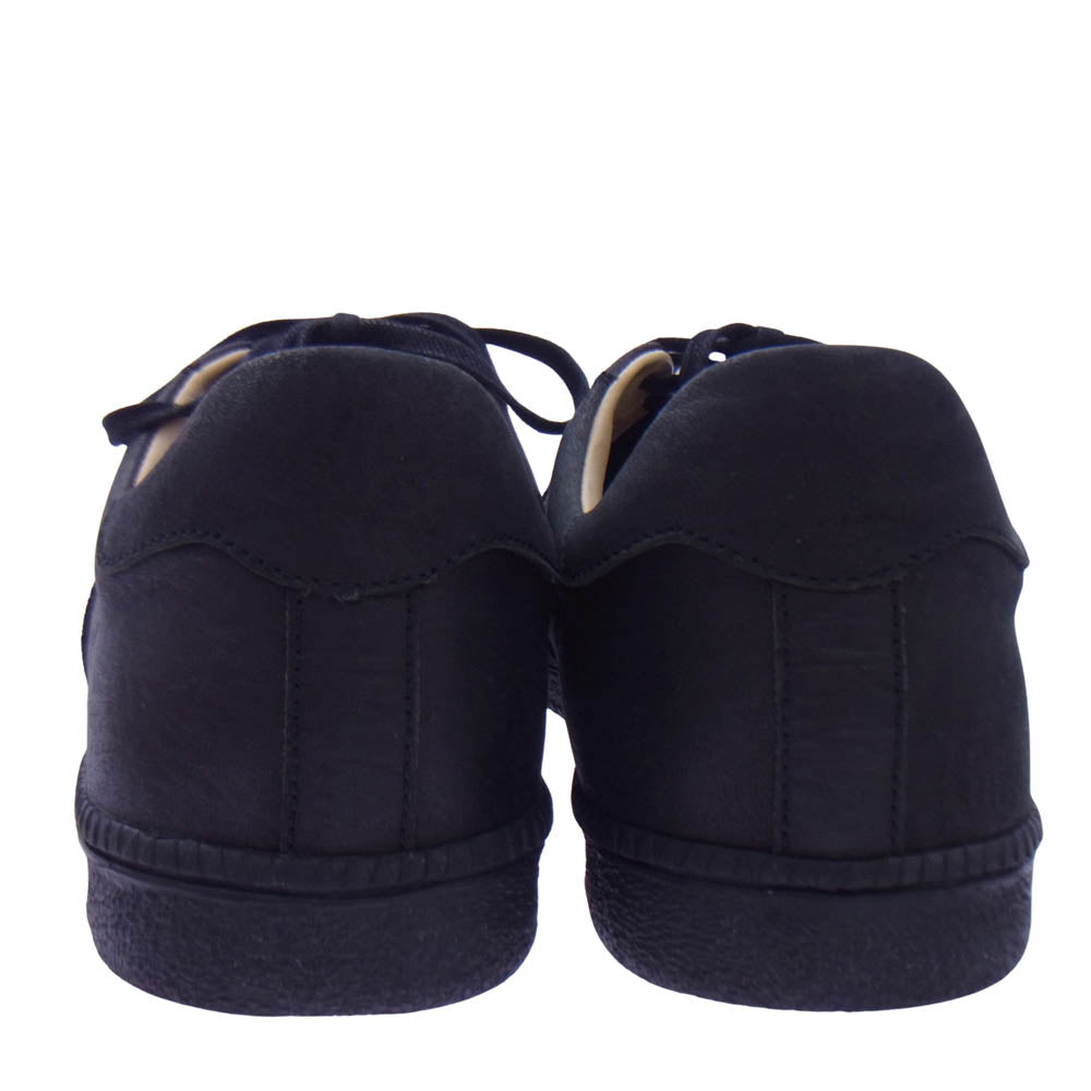 ブラザーブリッジ shott ショット別注 T001 BLACK/DARKBROWN SUEDE スエード切替 ミリタリー ローカット スニーカー ブラック系 US9.5【中古】