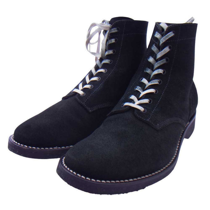 ブラザーブリッジ ESCAPE D015 BLACK SUEDE エスケープ スエード ドレスブーツ ブラック系 US9【中古】