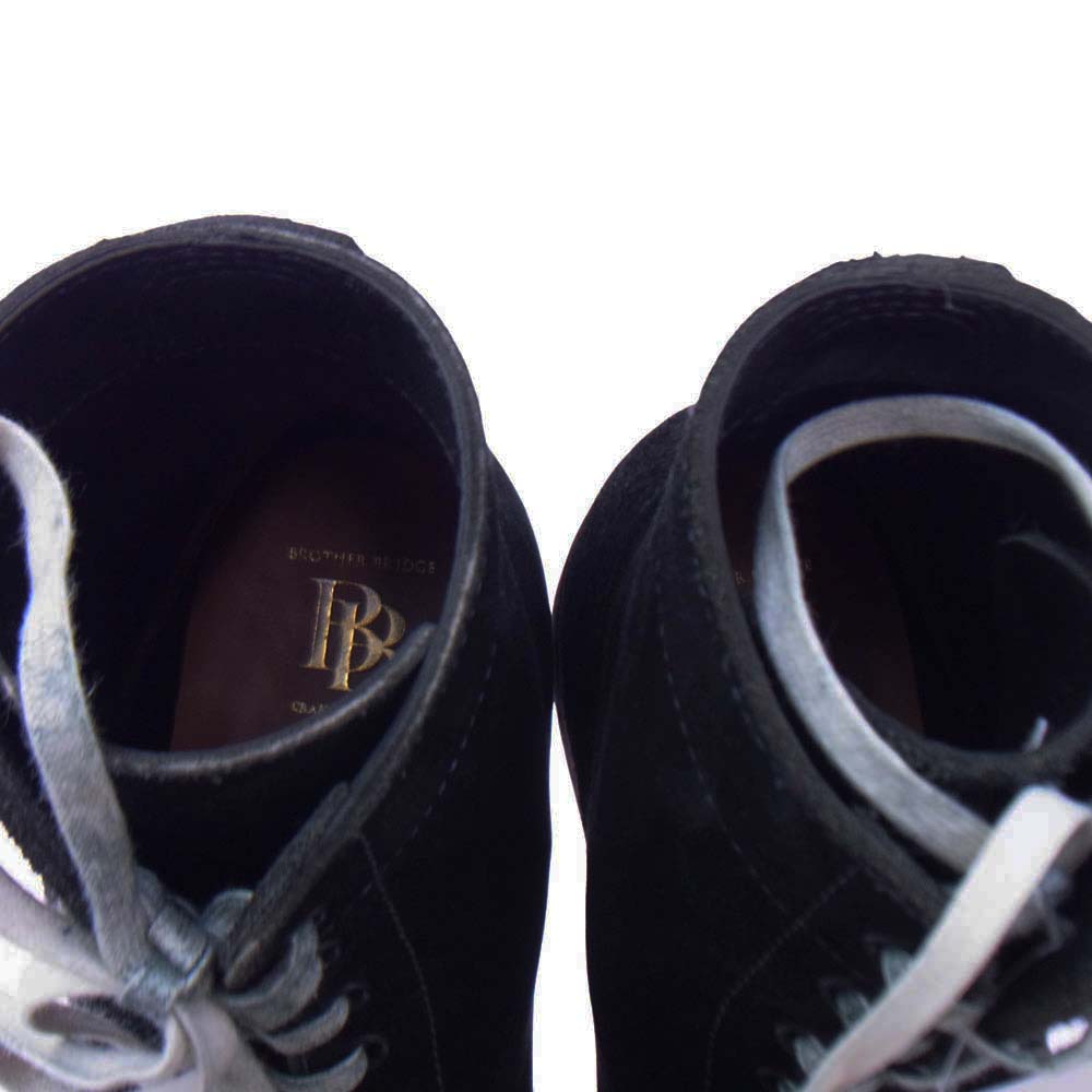 ブラザーブリッジ ESCAPE D015 BLACK SUEDE エスケープ スエード ドレスブーツ ブラック系 US9【中古】