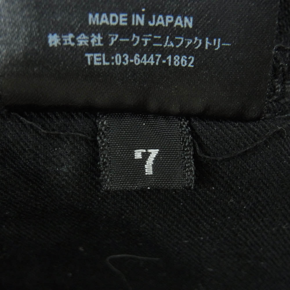 MINEDENIM マインデニム FPK107N 107 S.Slim OWS ブラック スキニー スリム デニム パンツ 日本製 ブラック系 7【中古】