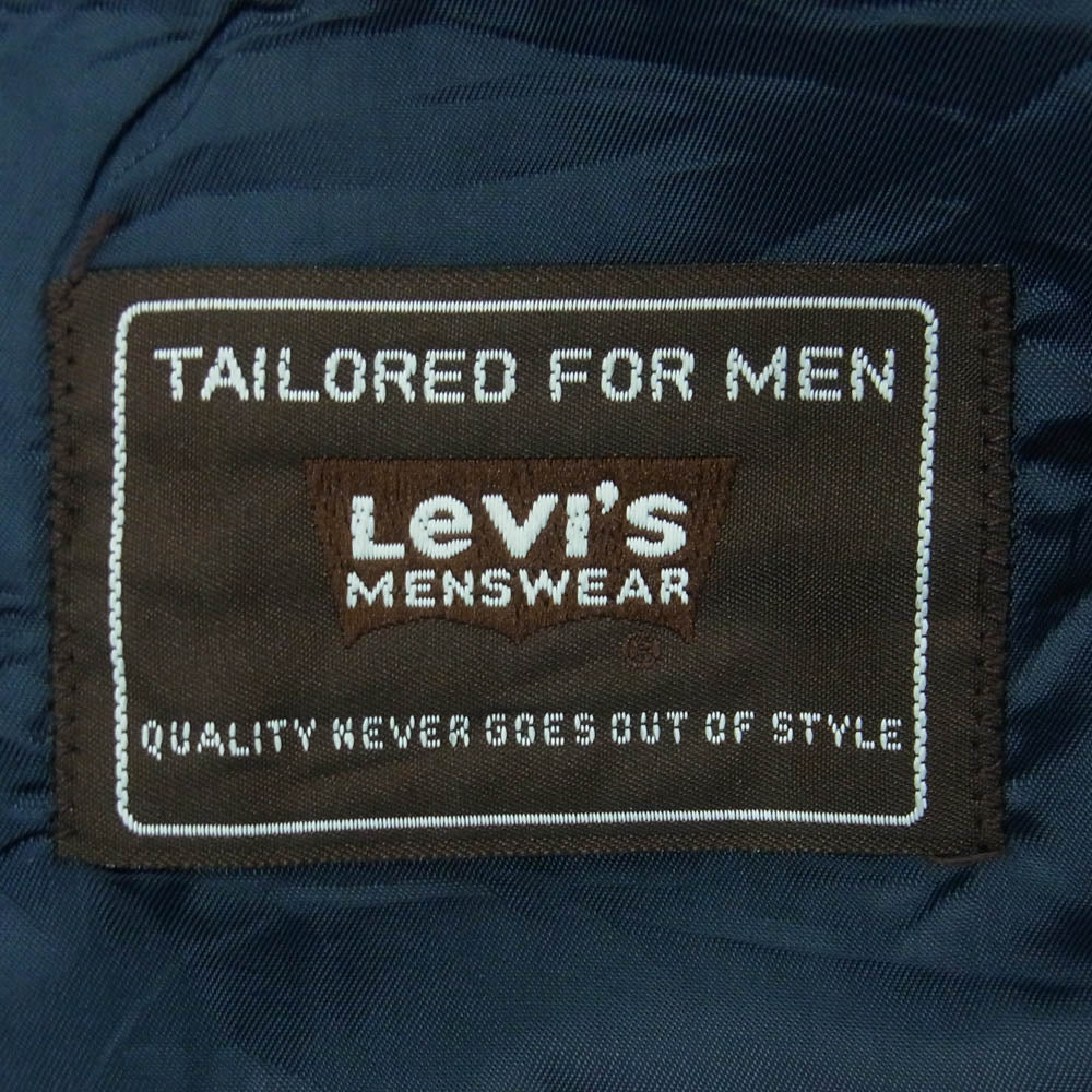Levi's リーバイス 80s ACTION SUIT STA-PREST 2ボタン テーラード ジャケット ダークネイビー系 44【中古】