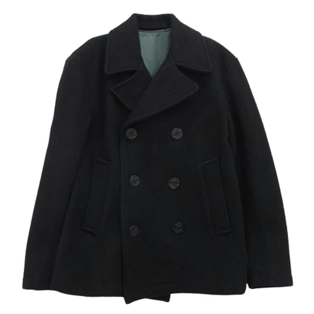 TAILOR TOYO テイラー東洋 SUKA PEA COAT USA製 スカ ピーコート ブラック系 モスグリーン系 L【中古】