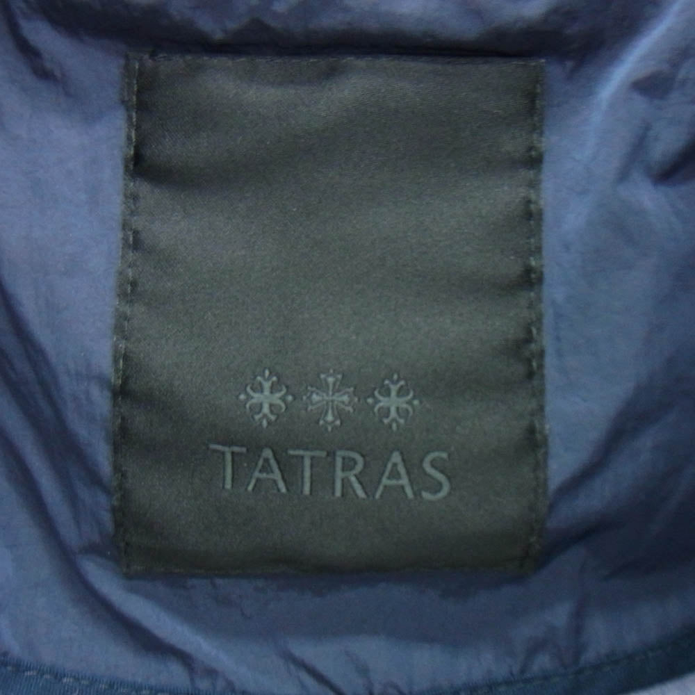 TATRAS タトラス MTA18S4540 Camedrio スプリングコート フーデッド ナイロンコート ネイビー系 3【美品】【中古】