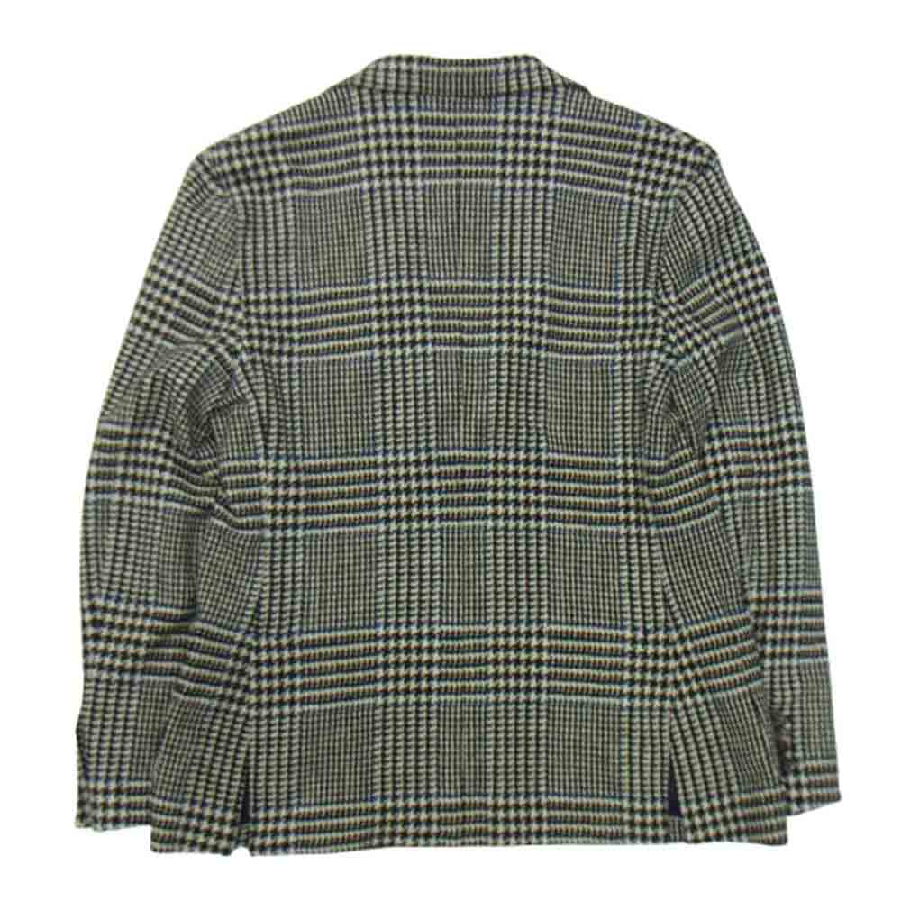 CIRCOLO1901 チルコロ1901 グレンプレイド プリント 千鳥柄 テーラード ジャケット オフホワイト系 ブラック系 ネイビー 50【中古】