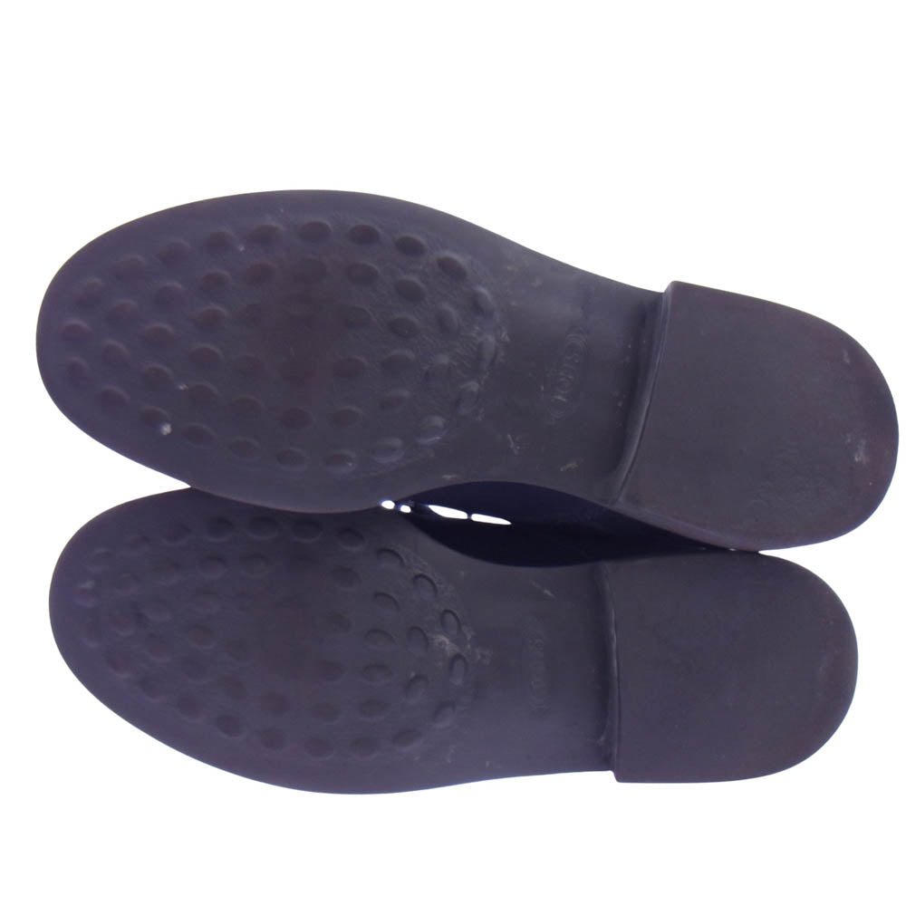 TOD’S トッズ スエード チャカ ブーツ ネイビー系 6【中古】