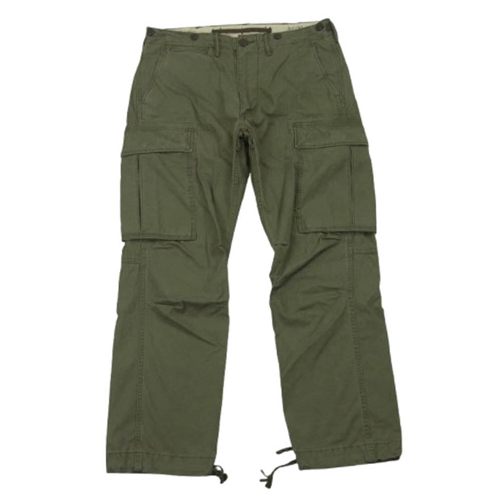 RRL ダブルアールエル 加工 M-51 カーゴ パンツ コットン ベトナム製 グリーン系 カーキ系 32【中古】