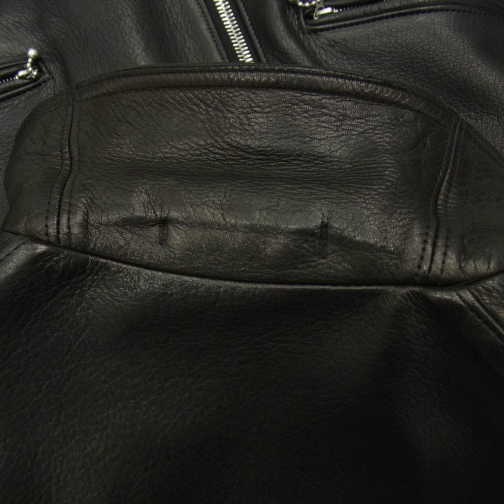 Lewis Leathers ルイスレザー × THE REAL McCOYS リアルマッコイズ 391T LIGHTNING ディアスキン ライトニング ブラック系 42【中古】