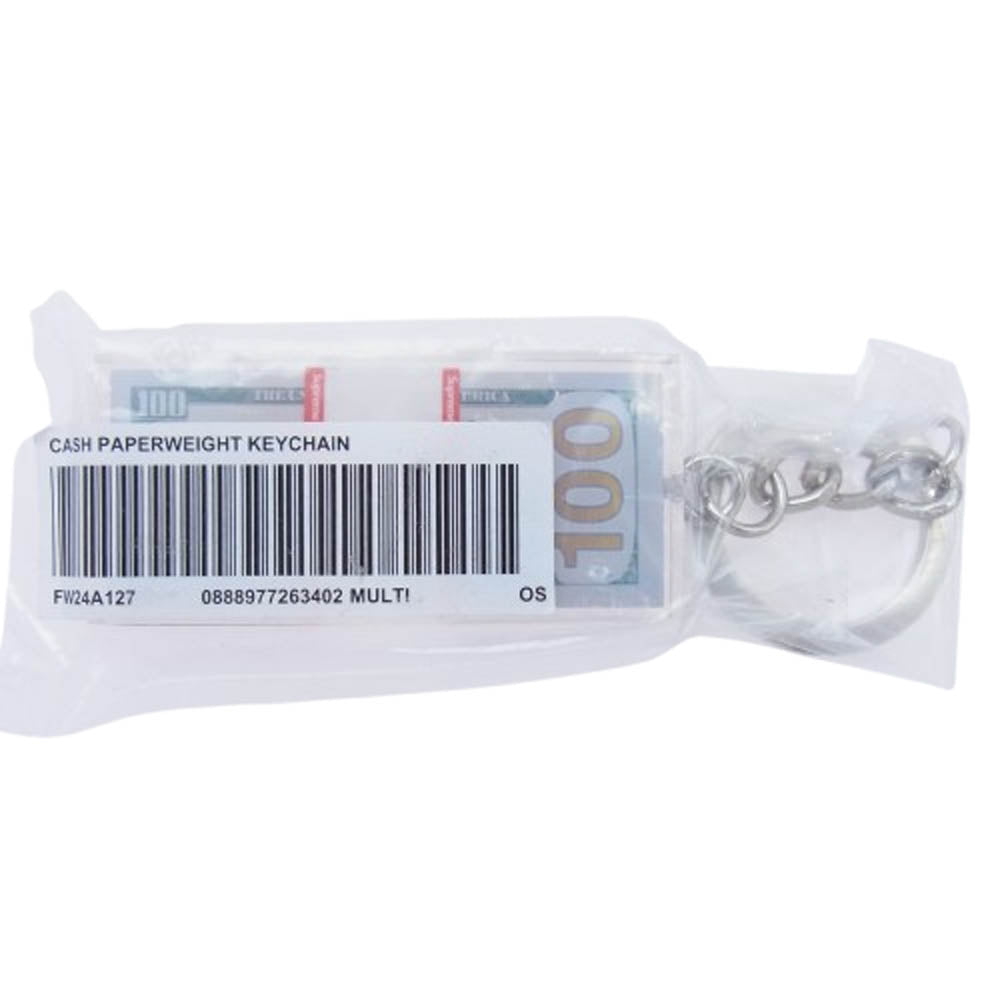 Supreme シュプリーム 24AW CASH PAPER KEYCHAIN キャッシュ ペーパーウエート キーチェーン【極上美品】【中古】