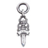 CHROME HEARTS クロムハーツ（原本無） #5 DAGGER #5ダガーチャーム ペンダント トップ シルバー系【中古】