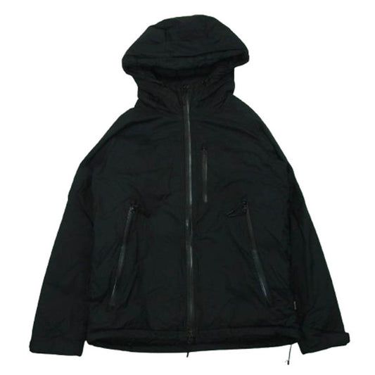 NANGA ナンガ 止水ジップ ナイロン ダウン ジャケット 日本製 ブラック系 M【中古】