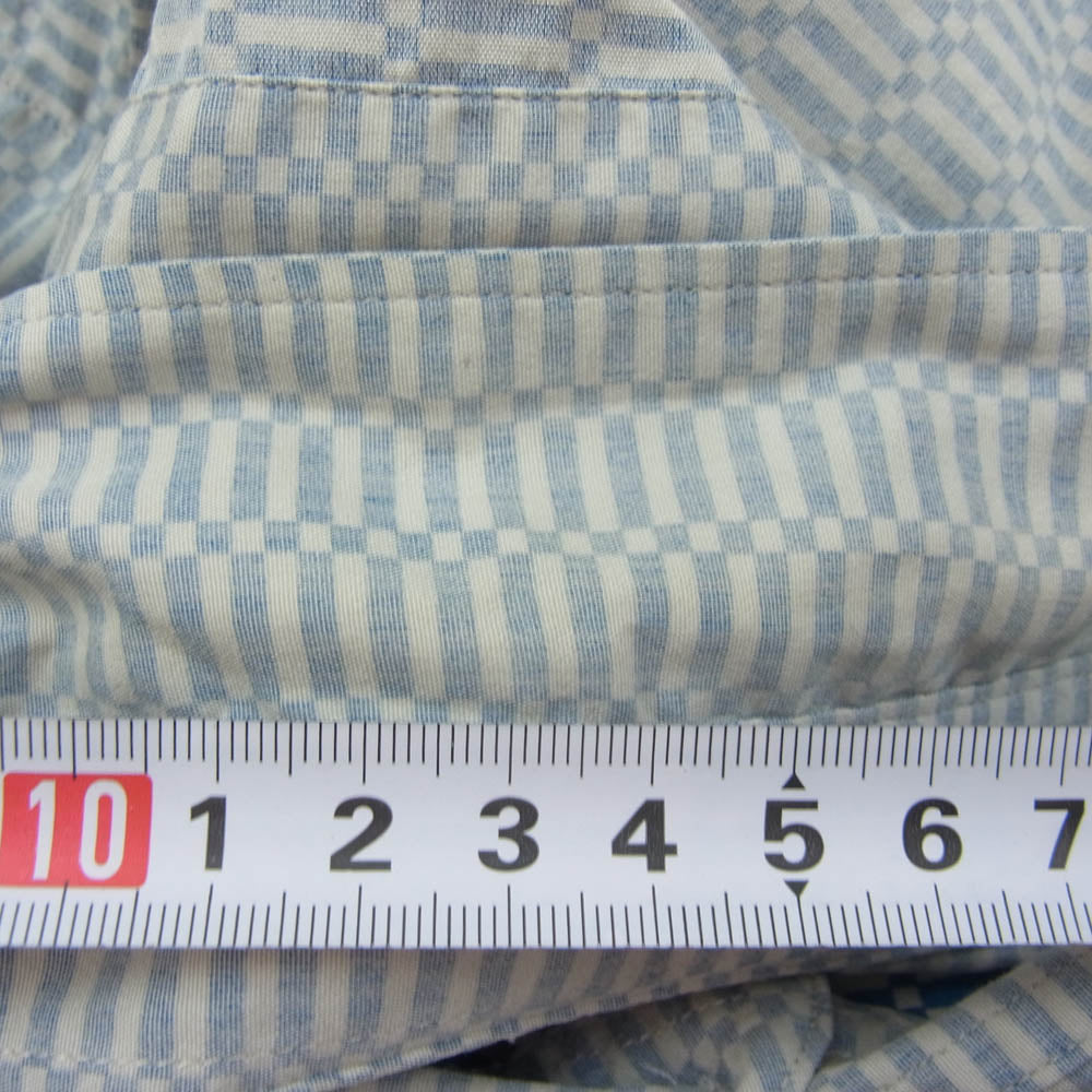 COMME des GARCONS コムデギャルソン SHIRT シャツ フランス製 マルチブロックチェック 長袖 レギュラーカラー シャツ ブルー系 M【中古】