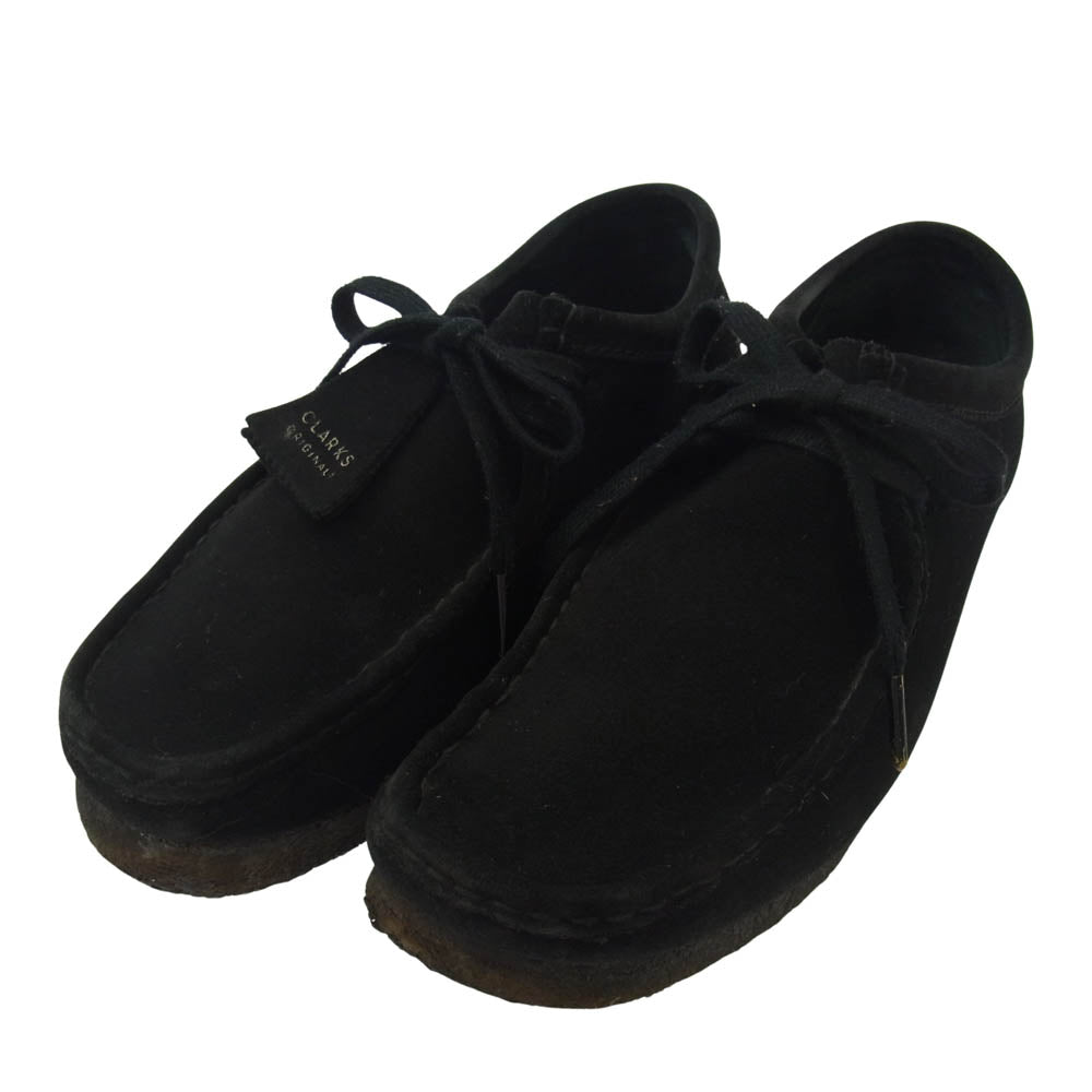 Clarks クラークス Wallabee ワラビー シューズ ブラック系 26cm【中古】