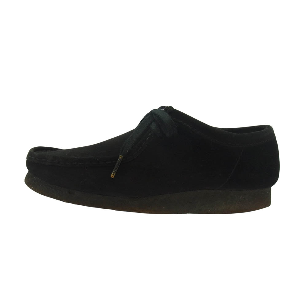 Clarks クラークス Wallabee ワラビー シューズ ブラック系 26cm【中古】