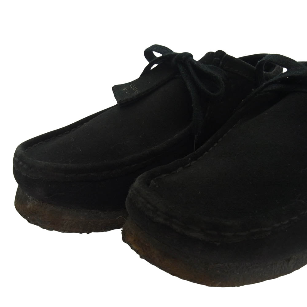 Clarks クラークス Wallabee ワラビー シューズ ブラック系 26cm【中古】