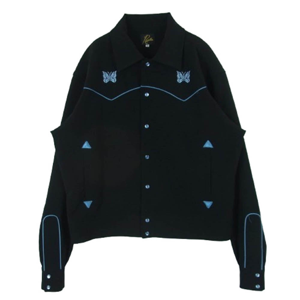 Needles ニードルス MR201 Piping Cowboy Jac パイピング カウボーイ ジャケット 日本製 ブラック系 S【中古】