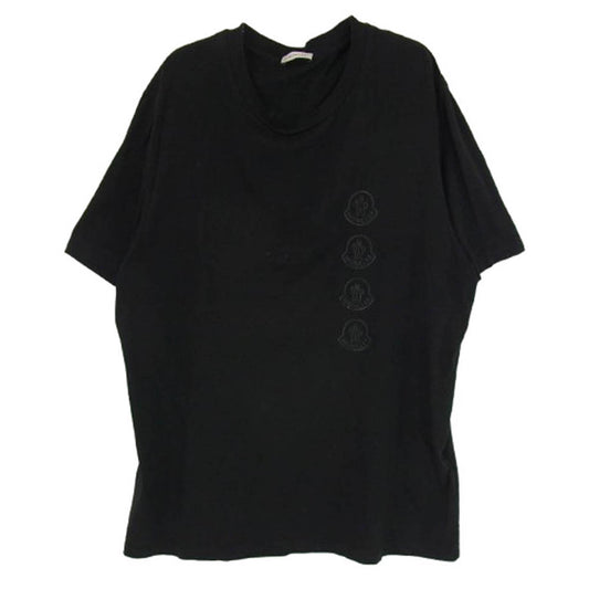 MONCLER モンクレール 21SS G20918C00033 829H8 MAGLIA T-SHIRT 半袖 Tシャツ ブラック系 L【中古】