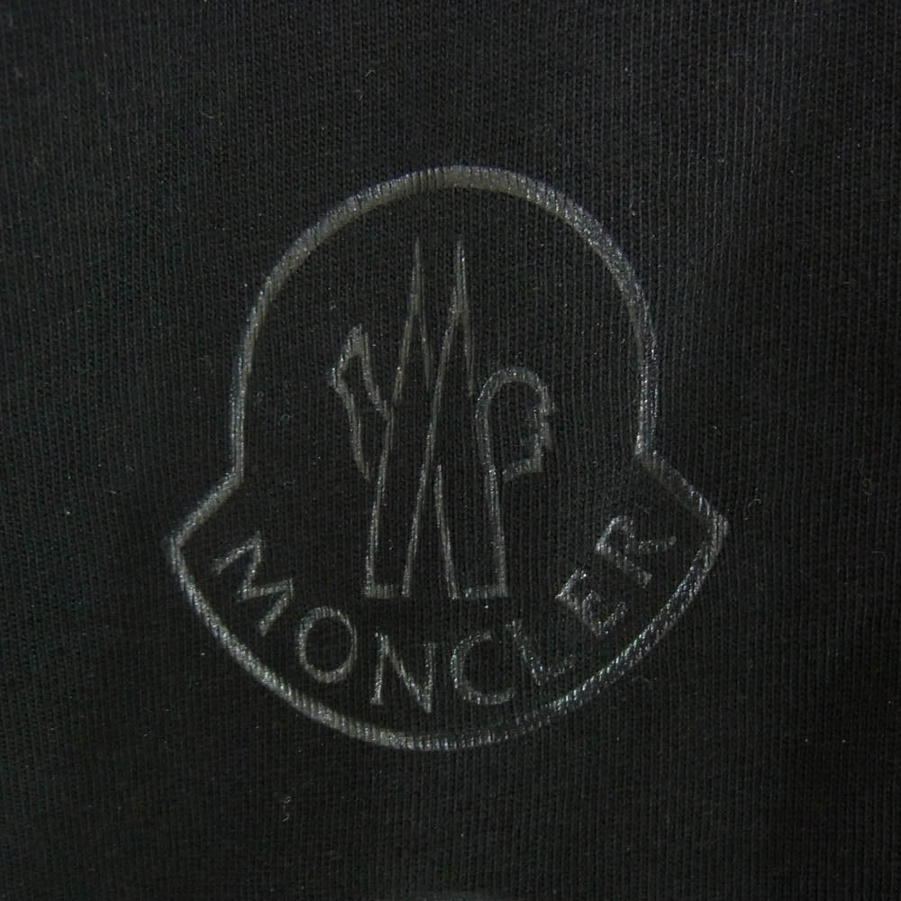 MONCLER モンクレール 21SS G20918C00033 829H8 MAGLIA T-SHIRT 半袖 Tシャツ ブラック系 L【中古】
