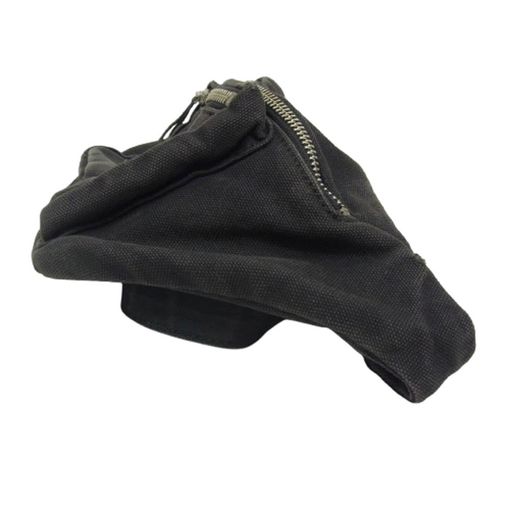 WACKO MARIA ワコマリア × PORTER ポーター WASHED CANVAS WAIST BAG キャンバス ウエスト バッグ ブラック系【中古】