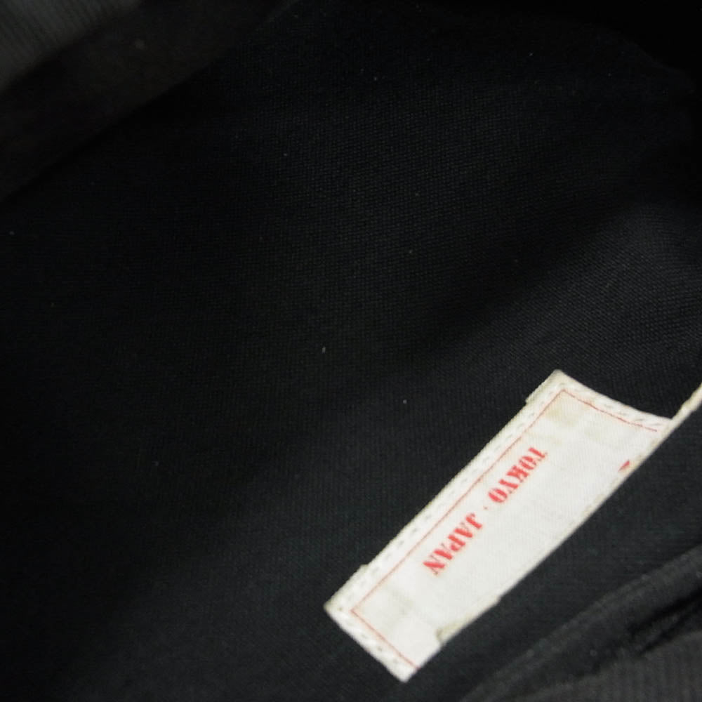 WACKO MARIA ワコマリア × PORTER ポーター WASHED CANVAS WAIST BAG キャンバス ウエスト バッグ ブラック系【中古】