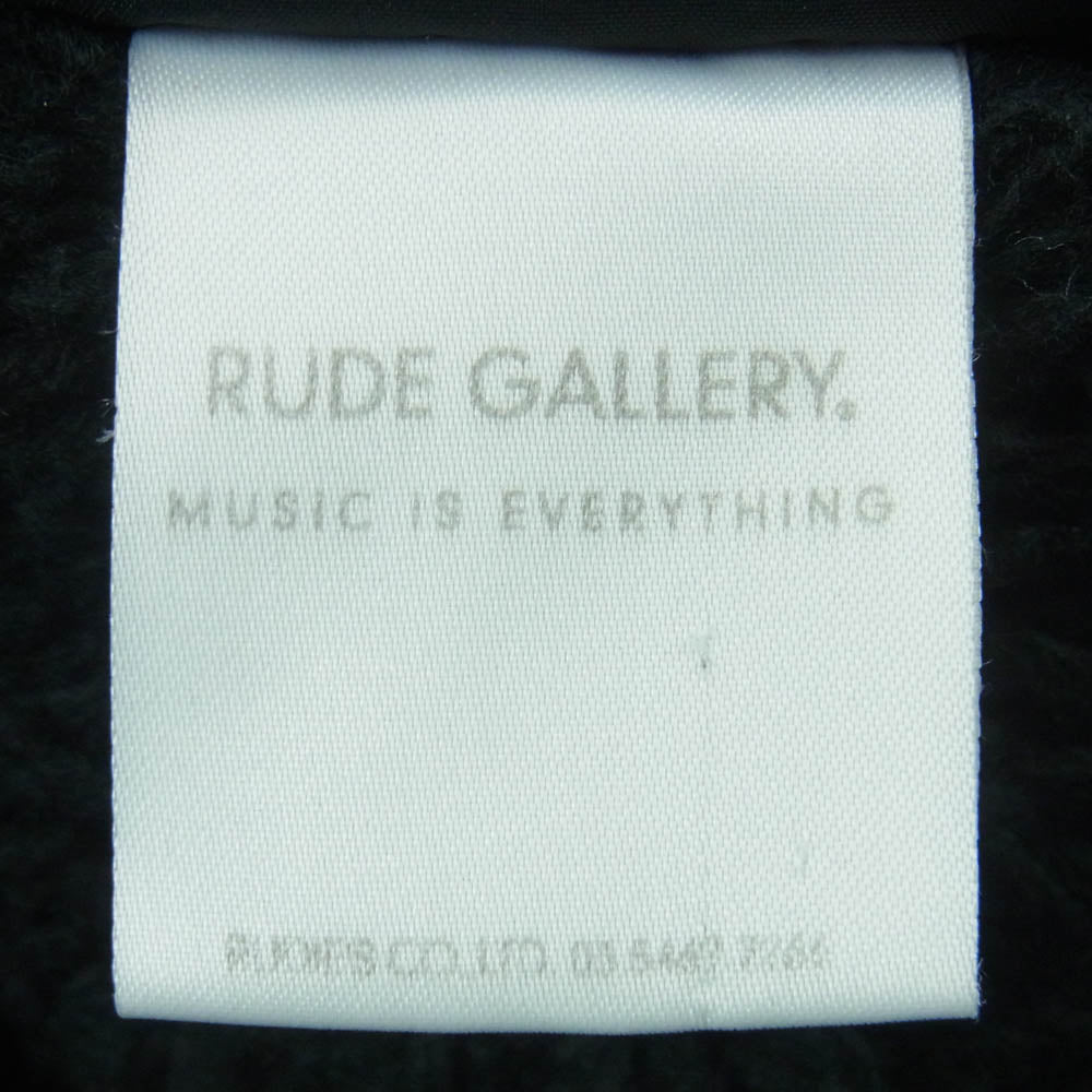 RUDE GALLERY ルードギャラリー N-1 デッキ ジャケット 裏ボア ミリタリー ジャケット 中国製 ブラック系 2【中古】