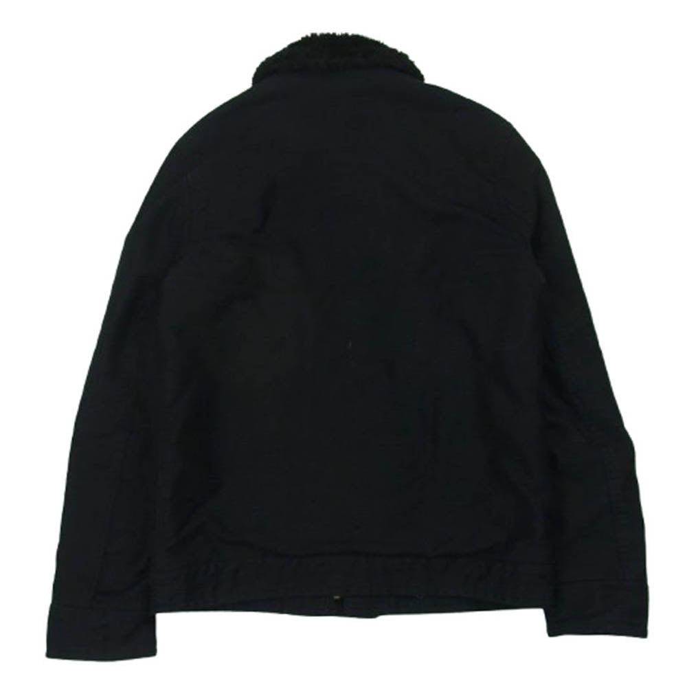 WACKO MARIA ワコマリア N-1 デッキ 胸プリント 裏ボア ミリタリー ジャケット 日本製 ブラック系 S【中古】