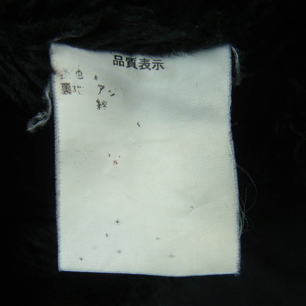 WACKO MARIA ワコマリア N-1 デッキ 胸プリント 裏ボア ミリタリー ジャケット 日本製 ブラック系 S【中古】