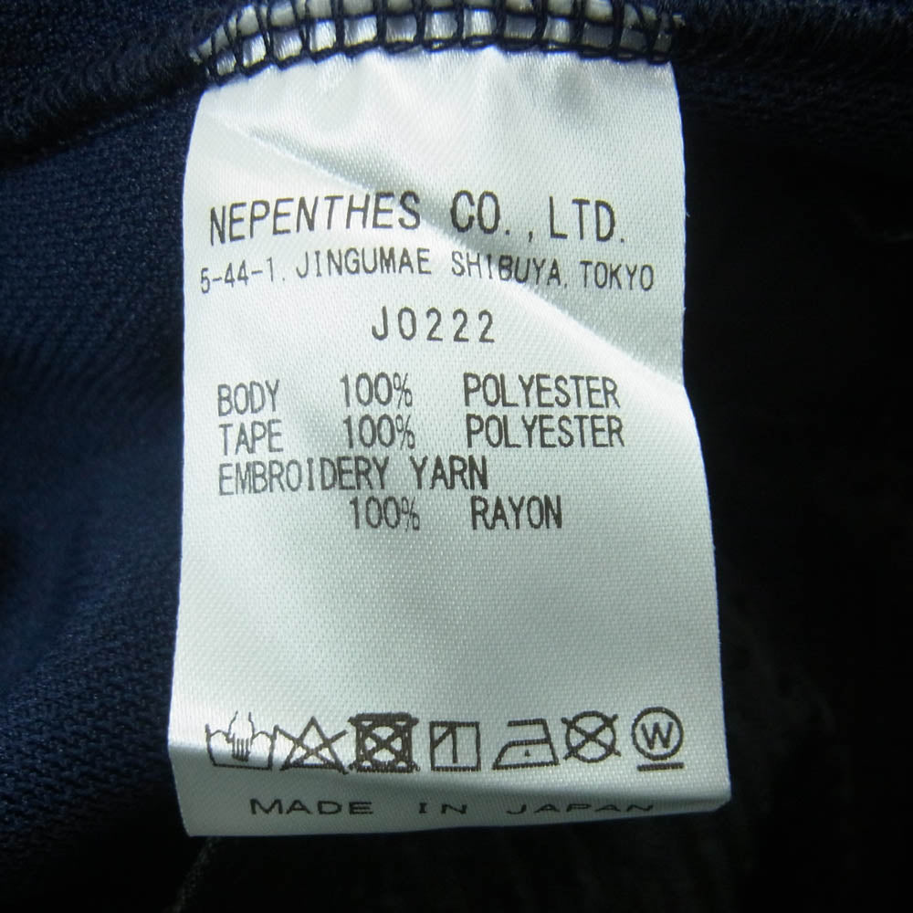 Needles ニードルス 21AW J0222 TRACK PANT サイドライン トラック パンツ ジャージ ダークネイビー系 M【美品】【中古】