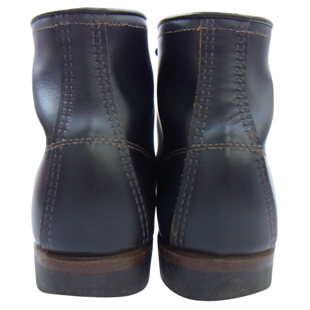 RED WING レッドウィング 9060 Beckman Flatbox 茶芯 ベックマン フラットボックス ブーツ ブラッククロンダイク ブラック系 US8D【中古】