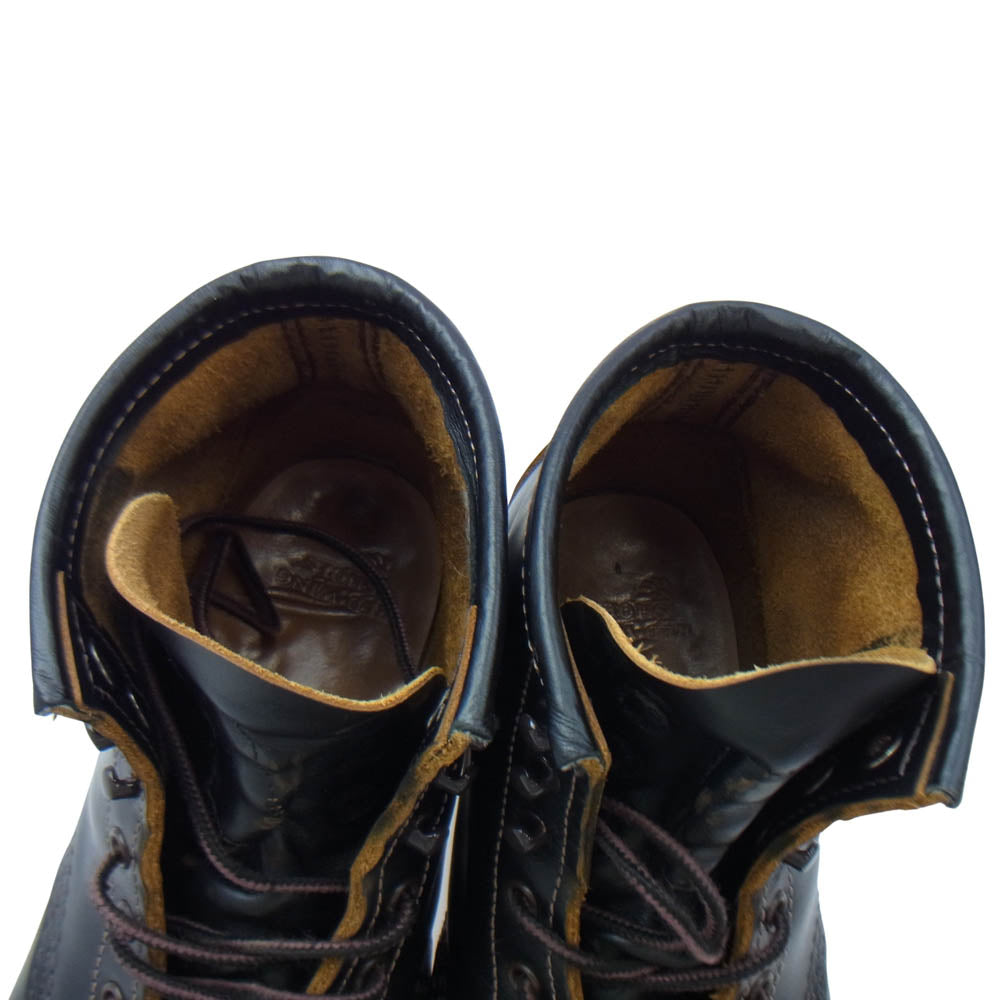 RED WING レッドウィング 9060 Beckman Flatbox 茶芯 ベックマン フラットボックス ブーツ ブラッククロンダイク ブラック系 US8D【中古】