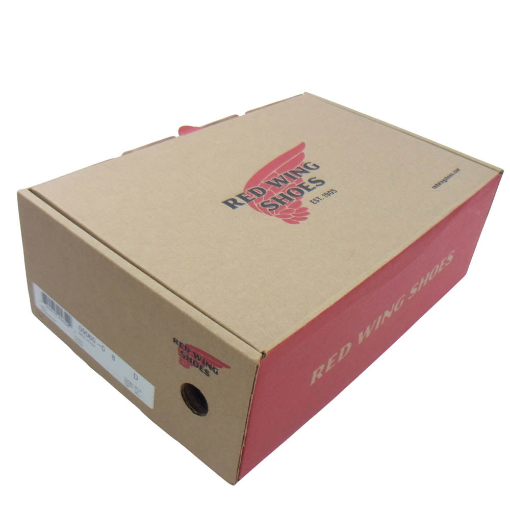 RED WING レッドウィング 9060 Beckman Flatbox 茶芯 ベックマン フラットボックス ブーツ ブラッククロンダイク ブラック系 US8D【中古】