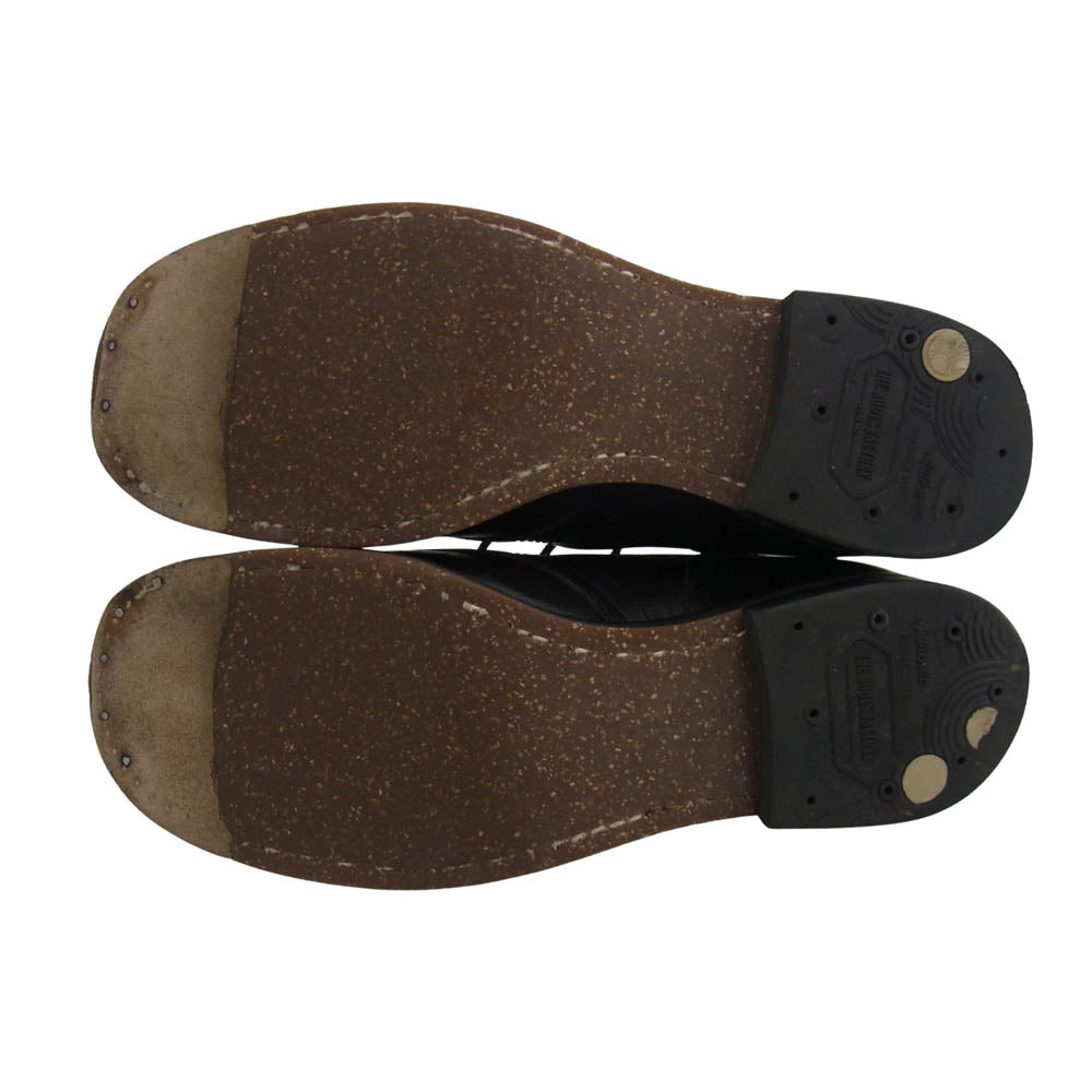 ROLLING DUB TRIO ローリングダブトリオ RDT-A01 COUPEN ALL BLACK HORSE コペン ミッドカット ワーク ブーツ ブラック ホースハイド ブラック系 25cm【中古】