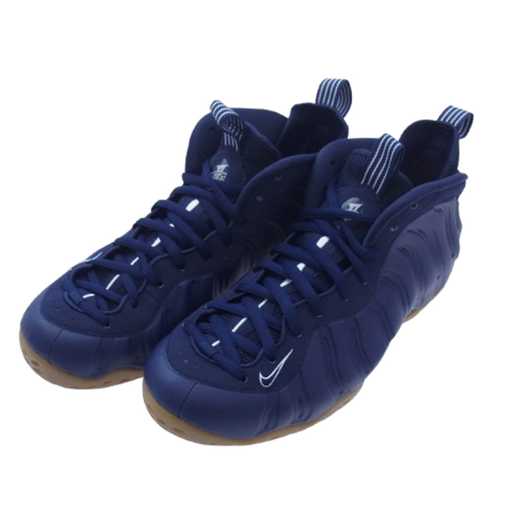 NIKE ナイキ 314996-405 AIR FOAMPOSITE ONE NAVY GUM エア フォームポジット ワン スニーカー ネイビー系 28cm【中古】