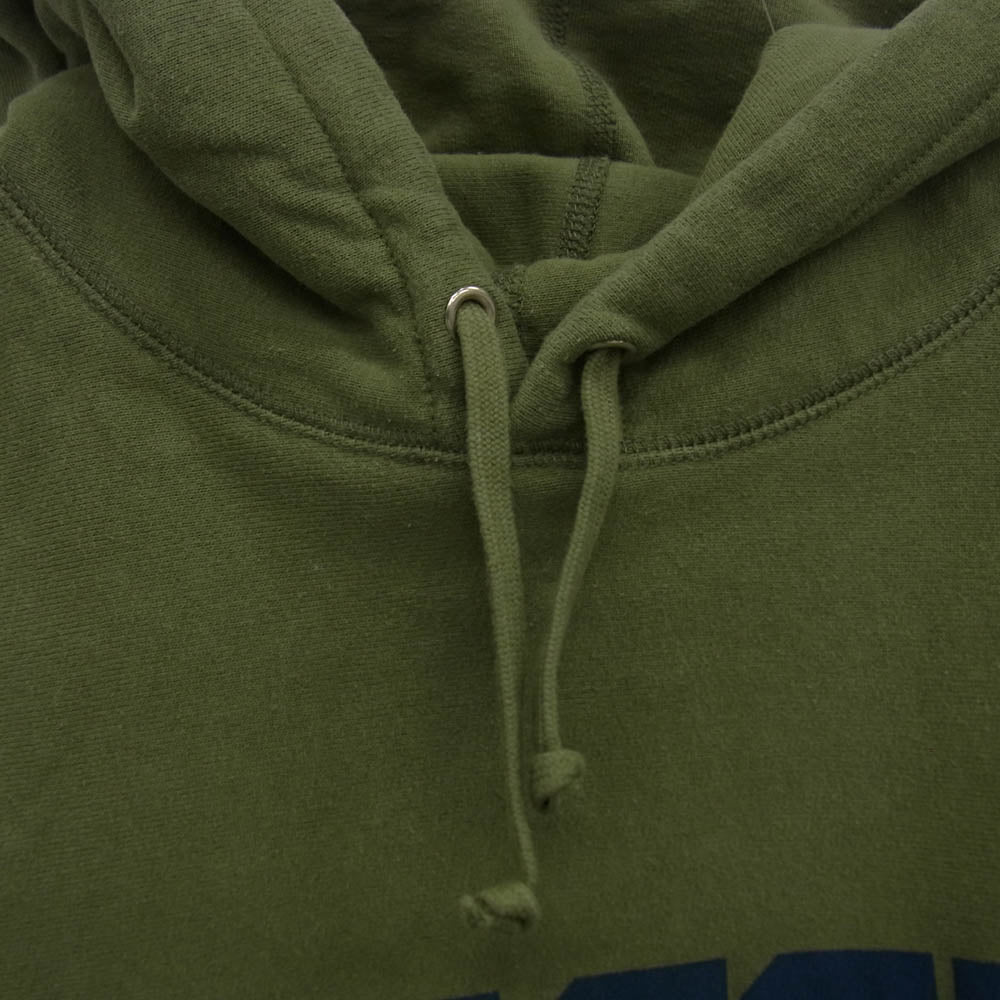 Supreme シュプリーム 25SS Reverse Hooded Sweatshirt リバースフーデッドスウェットシャツ プルオーバーパーカー カーキ系 M【中古】