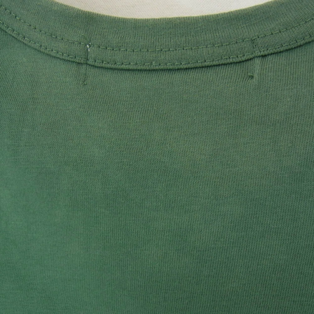 COMME des GARCONS コムデギャルソン 20SS S28121 SHIRT シャツ 胸ロゴプリント クルーネック 半袖 Tシャツ グリーン系 L【中古】