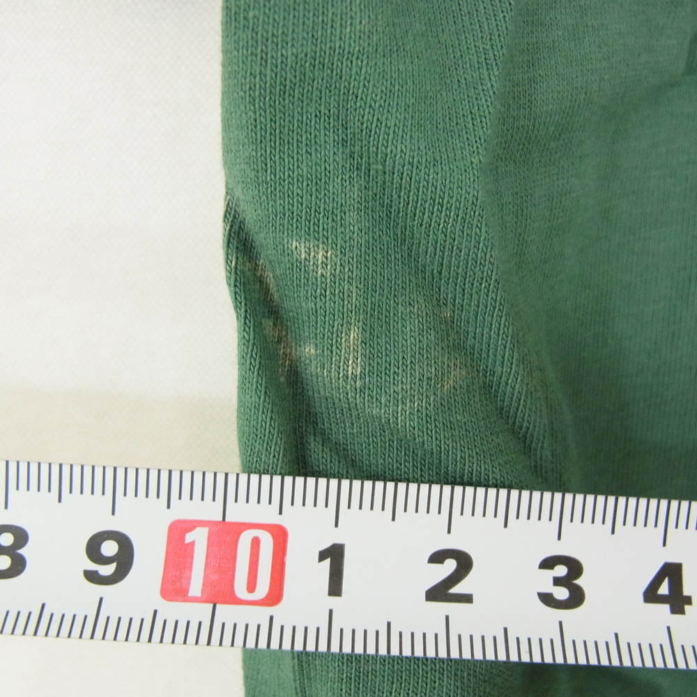 COMME des GARCONS コムデギャルソン 20SS S28121 SHIRT シャツ 胸ロゴプリント クルーネック 半袖 Tシャツ グリーン系 L【中古】