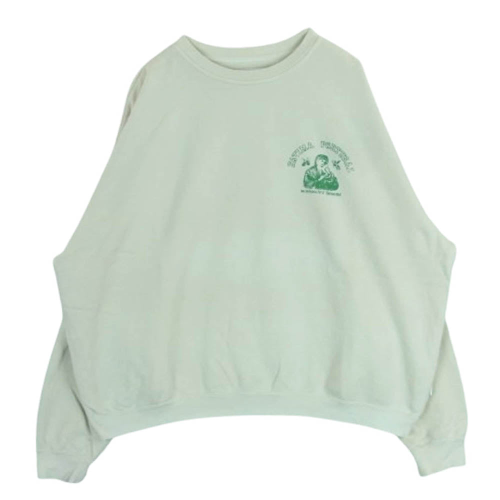 MINDSEEKER マインドシーカー FATIMA PORTUGAL プリント クルーネック スウェット トレーナー オフホワイト系 48【中古】